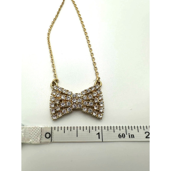 KATE SPADE New York Sparkling Bow Mini Pendant Necklace - Picture 7 of 7
